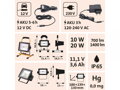 AKU svietidlo LED so stojanom EXTOL 43125