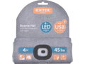 Čiapka s čelovkou šedá EXTOL Light 43195