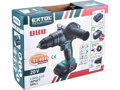 AKU vŕtačka/skrutkovač s príklepom EXTOL Industrial 8791800