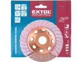 Kotúč brúsny diamantový dokončovací 115mm EXTOL Industrial 8703101