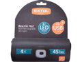 Čiapka s čelovým svetlom čierna EXTOL Light 43199