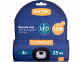 Čiapka s čelovým svetlom sýtomodrá EXTOL Light 43454