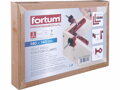 Uholník pravouhlý so svorkami 140x140 FORTUM 4784120