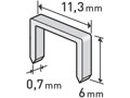 Spony do sponkovacej pištole 6x11,3x0,7mm EXTOL Premium 8852501