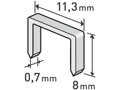 Spony do sponkovacej pištole 8x11,3x0,7mm EXTOL Premium 8852502