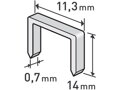 Spony do sponkovacej pištole 14x11,3x0,7mm EXTOL Premium 8852505