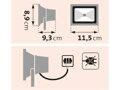Svietidlo 10W LED EXTOL Light 43201