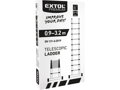 Rebrík teleskopický hliníkový 0,9-3,2m EXTOL Premium 8849005