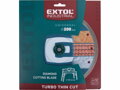 Kotúč rezný diamantový Turbo ThinCut 200x25,4mm EXTOL Industrial 8703046