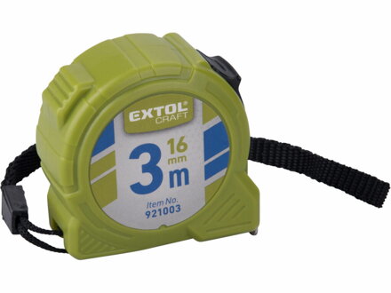 Meter zvinovací 3m /16mm EXTOL Craft