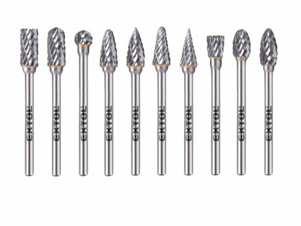 Sada karbidových fréz  ø3mm EXTOL Industrial 8703810