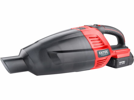 Akumulátorový vysávač 2Ah Li-ion EXTOL Premium 8891872