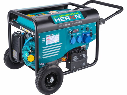 Elektrocentrála benzínová a plynová 1F 8,2kW HERON 8896326 