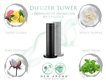 Difuzér Tower New Aroma