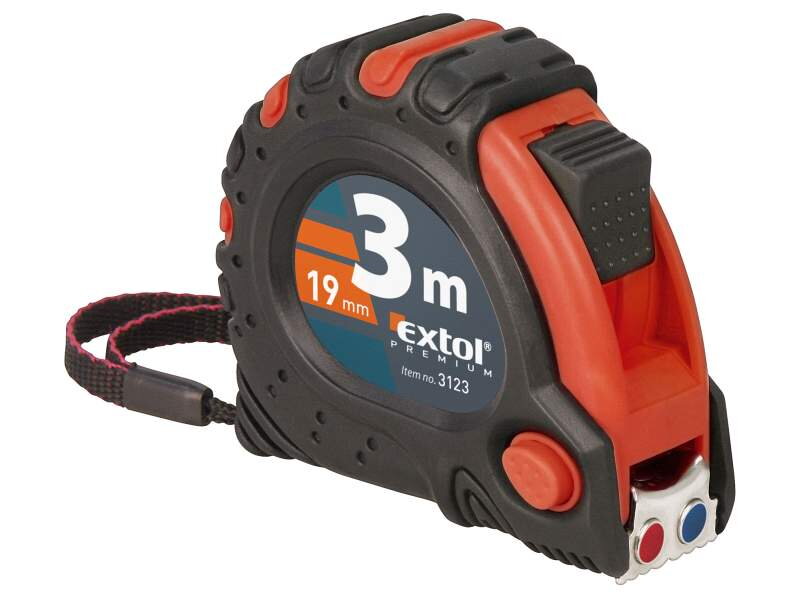 Meter zvinovací EXTOL 3123 Meter zvinovací EXTOL 3123