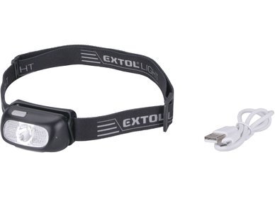 Lampa čelová akumulátorová EXTOL Light 43181 Lampa čelová akumulátorová EXTOL Light 43181