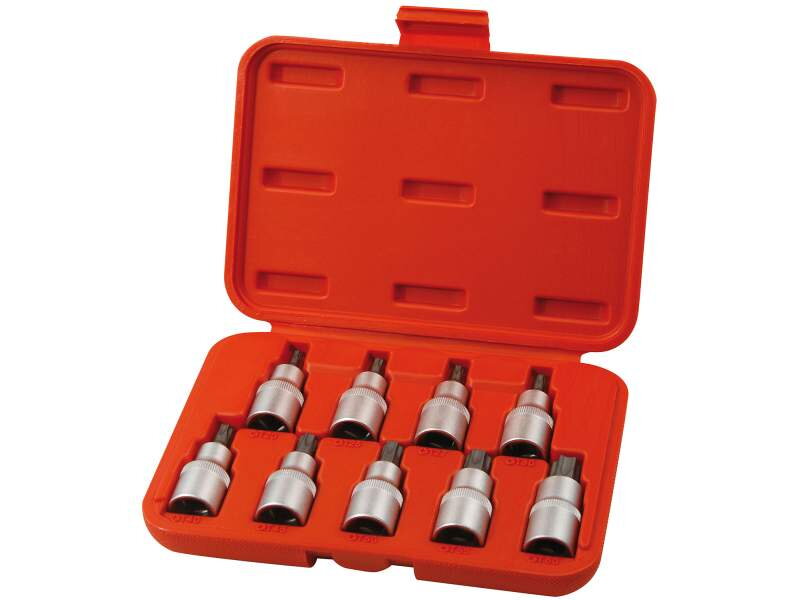 Sada zástrčných hlavíc TORX 9 EXTOL Premium 8818124