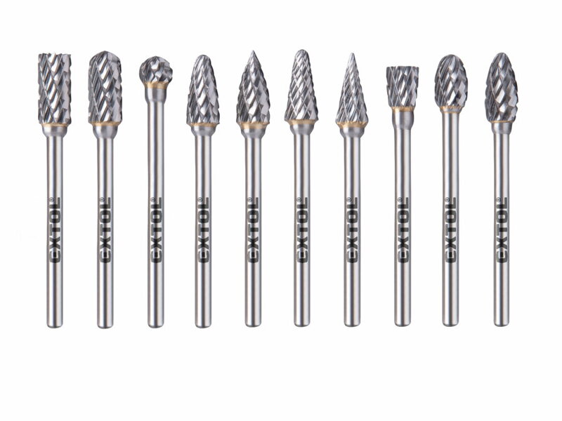 Sada karbidových fréz  ø3mm EXTOL Industrial 8703810