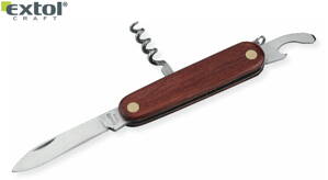 Nôž zatvárací s drevenou rukoväťou EXTOL Craft