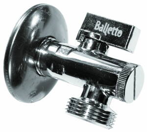 Ventil rohový s filtrom 1/2" x 3/4" Balletto 81155