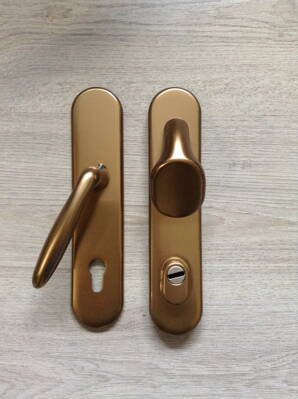 Kľučka Verona klučka+gula s prekrytím bronz PZ92