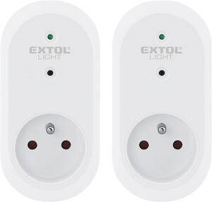 Zásuvka ovládaná cez RF EXTOL 43802