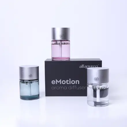 Difuzér eMotion sklenený + 80ml olej