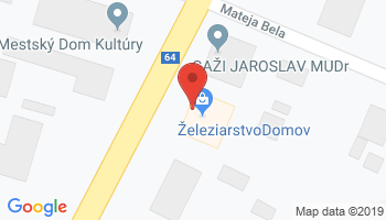 Google map: M.R. Štefánika 318/30, 97271 Nováky